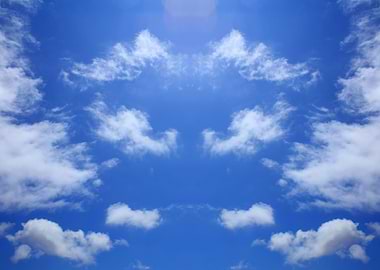 Psychedelic trippy sky