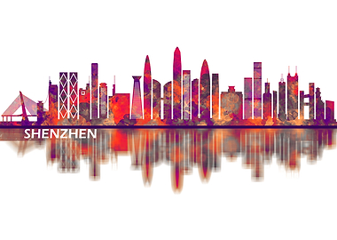 Shenzhen China Skyline