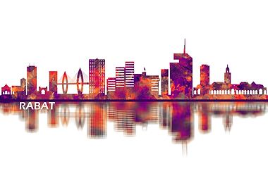 Rabat Morocco Skyline