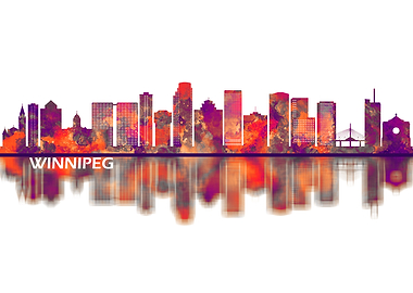 Winnipeg Manitoba Skyline