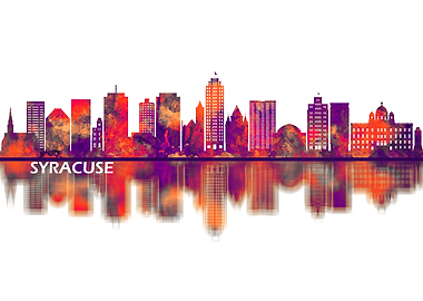 Syracuse New York Skyline