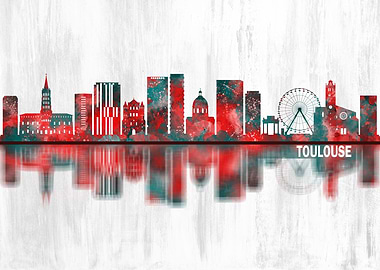 Toulouse France Skyline