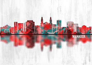 Managua Nicaragua Skyline