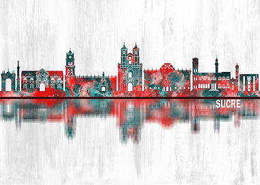 Sucre Bolivia Skyline