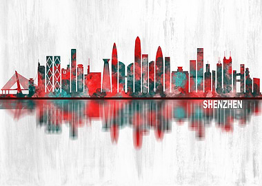 Shenzhen China Skyline
