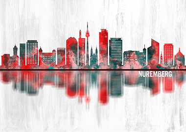 Nuremberg Germany Skyline