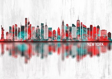 New York USA Skyline