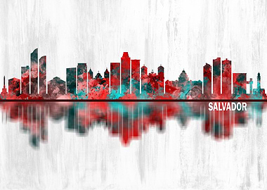 Salvador Brazil Skyline