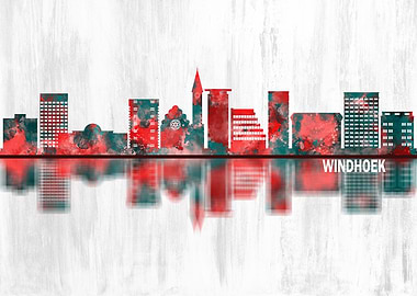 Windhoek Namibia Skyline