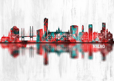 Malmo Sweden Skyline