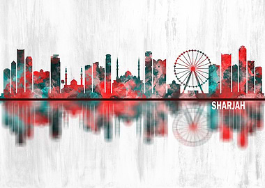 Sharjah UAE Skyline