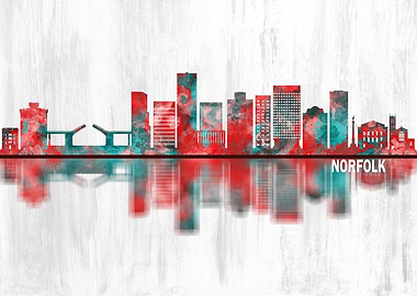 Norfolk Virginia Skyline