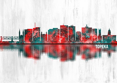 Topeka Kansas Skyline