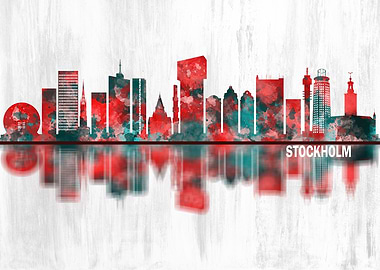 Stockholm Sweden Skyline