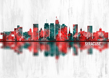 Syracuse New York Skyline
