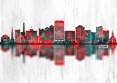 Utica New York Skyline