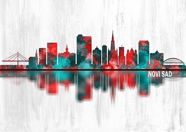 Novi Sad Serbia Skyline