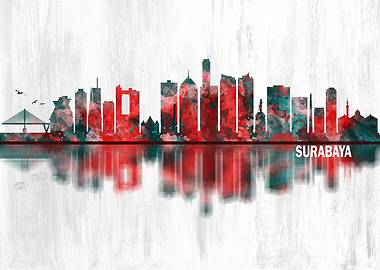 Surabaya Indonesia Skyline