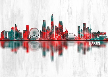 Tianjin China Skyline