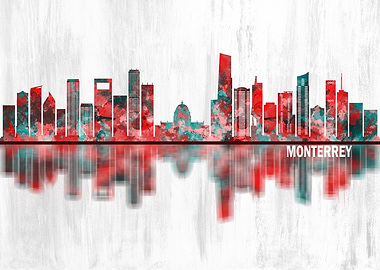 Monterrey Mexico Skyline