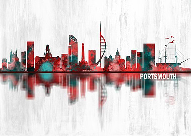 Portsmouth England Skyline