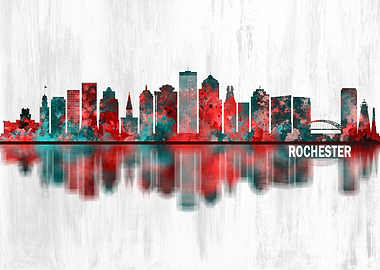 Rochester New York Skyline