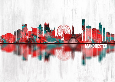 Manchester England Skyline