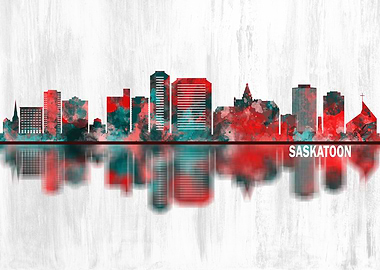 Saskatoon Canada Skyline