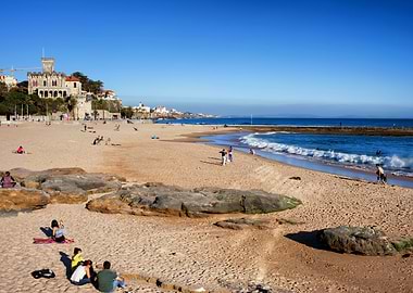 Estoril Beach In Portugal