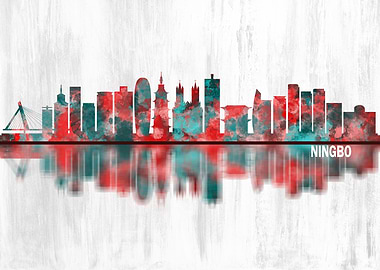 Ningbo China Skyline