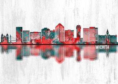 Wichita Kansas Skyline