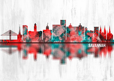 Savannah USA Skyline