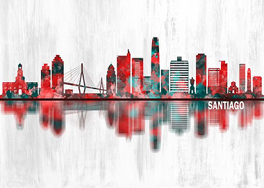 Santiago Chile Skyline