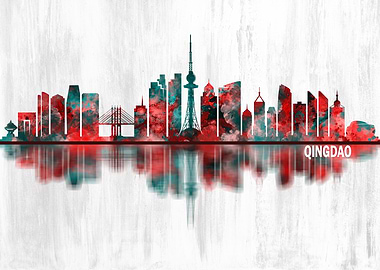 Qingdao China Skyline