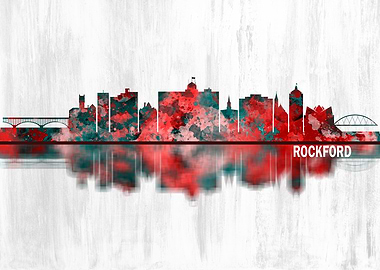 Rockford Illinois Skyline