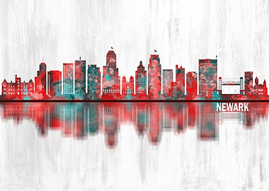 Newark New Jersey Skyline