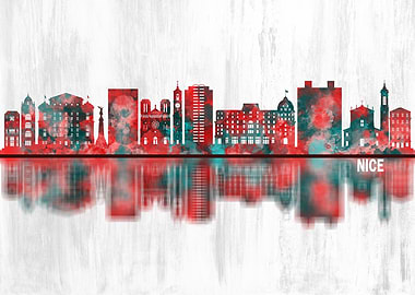 Nice France Skyline