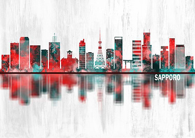 Sapporo Japan Skyline