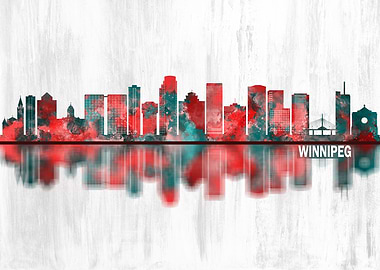 Winnipeg Manitoba Skyline