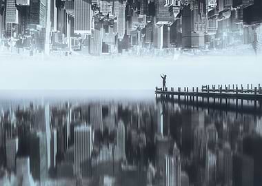 Reflection of the city