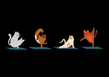 Yoga Joga Namaste Cat Dog