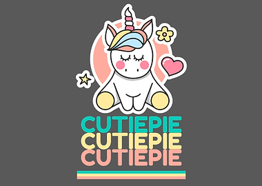 Colorful Chubby Unicorn