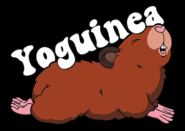 Guinea Pig Gift Yoga Pose