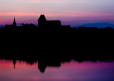 Torun Silhouette Skyline
