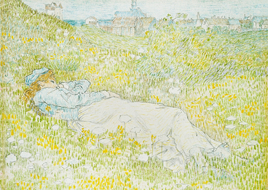Woman Lying in the Dunes