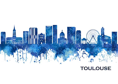 Toulouse France Skyline