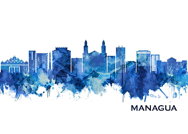 Managua Nicaragua Skyline