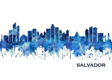 Salvador Brazil Skyline