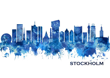 Stockholm Sweden Skyline