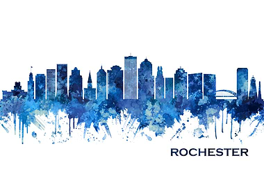 Rochester New York Skyline
